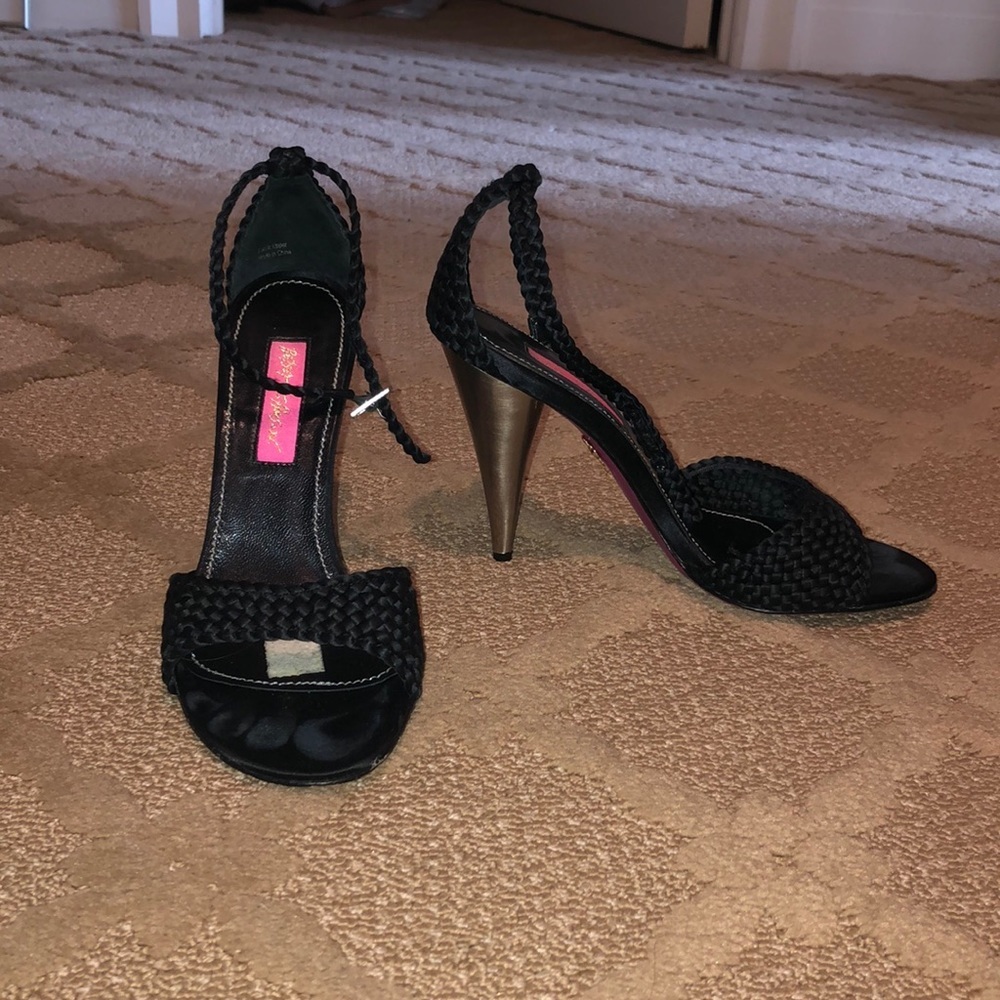Betsey Johnson braided Sandal